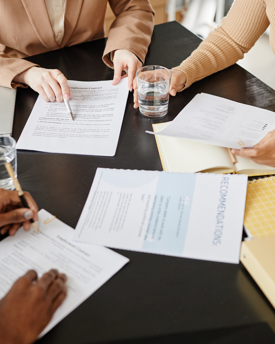 Business consultation meeting